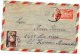 4  Old Air Mail Covers Mailed To USA - Poste Aérienne