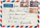 3 Old Air Mail Covers Mailed To USA - Luftpost