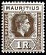 MAURITIUS 1943 KING George VI 1R SG#260 CV.29,00£ VF OG LH  (DEL03) - Mauritius (...-1967)