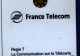 VARIÉTÉS FRANCE TÉLÉCARTE 10 / 94   F522 TELECOM ET PATRIMOINE 50 UNITÉ  PUCE SC5  C4B049868  UTILISÉE - Fehldrucke