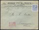 WW-I WIEN Umschlag 1915  Nach CH (mit Zensurstempel Wien) Mit Michel 147 - Briefe U. Dokumente