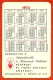 Petit Calendrier Publicitaire 1972 MODE Mariés Mariage - PUB Publicité (Hongrie) Budapest - Petit Format : 1971-80