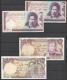 IRAN . LOT DE QUATRE BILLETS DE 100 RIALS . - Iran