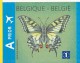 Carnet Neuf** De 5 Timbres Autocollants - Machaon (Papilio Machaon) - C4235 (Yvert) - Belgique 2012 - Sin Clasificación