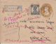 India   KG VI  1A3P  Postal Stationary  Envelope  Registered Used #  49439  Inde Indien - Briefe