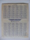 Calendarietto TESSILSACCO "De Magistris" 1952 - Figli Di P.De Magistris GENOVA - Petit Format : 1941-60