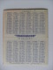 Calendarietto TESSILSACCO "De Magistris" 1952. Angelo Di Veroli - Cancelleria, Carta, Libreria ROMA - Petit Format : 1941-60
