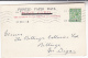 1924 COVER (card) ST HELENS To Billinge COLLIERY Wigan Gv Stamps Mining Minerals Energy - Lettres & Documents