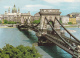 Yugoslavia--Budapest--1973--Chain Bridge  S-XIX---Fechador-Budapest--a Lorient, Francia - Yugoslavia