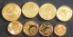 ESTLAND ESTONIA ESTONIE Euro Coin Set  Gold Plated Vergoldet 999/1000 (24 Karat) - Estonie