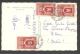 5136-MONACO-AFFRANCATA 3x5F.-1959 - Lettres & Documents