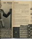 Delcampe - Collection BLEUET 1949 / 32 Pages ALBUM De  POINTS BRODERIES MOTIFS Enfants FLEURS Ecossais Ameublement - Schnittmuster