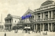 CHEMIN DE FER RAILWAY STATION ROME ITALY POSTCARD CARTE POSTALE STAMP TIMBRE - Transportmiddelen