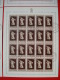 LUXEMBURG 1945 Nr 395/398 FULL SHEET / CANCELLED / COT. 600 EUR / CARITAS / Superb ! - Used Stamps