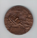 Belle Medaille: Port De Peche De Lorient Keroman, 1950, Graveur Coutre, Bateau (13-2462) - Profesionales / De Sociedad