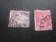 2 Timbres:US Postage USA United States Of America Perforé Perforés Perfin Perfins Stamp Perforated PERFORE  &gt;Trés Bie - Perfins