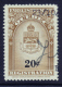 Fiscaux #QR31 ( 20 C Coat Of Arms  ) Timbre Taxe Quebec Registration Canada Revenue Stamp Recto /verso - Steuermarken