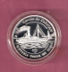 CUBA 5 PESOS 1993 ZILVER PROOF POSTAL SHIP DE CUBA SCHIP - Sonstige – Amerika