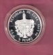 CUBA 5 PESOS 1993 ZILVER PROOF POSTAL SHIP DE CUBA SCHIP - Autres – Amérique