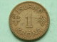 1925 HCN GJ - 1 KRONA / KM 3.1 ( For Grade, Please See Photo ) ! - Iceland