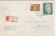 ACHIM ANDRAS, POLITICIAN, POST SERVICE ADVERTISING, STAMPS ON REGISTERED COVER, 1971, HUNGARY - Lettres & Documents
