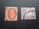 2 Timbres:US Postage USA United States Of America Perforé Perforés Perfin Perfins Stamp Perforated PERFORE Very Good - Perfin