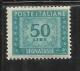 ITALIA REPUBBLICA ITALY REPUBLIC 1947 - 1954 SEGNATASSE TAXES TASSE LIRE  RUOTA MNH BEN CENTRATO FIRMATO SIGNED50 - Impuestos