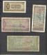 ROUMANIE . LOT DE 4  BILLETS . - Rumania