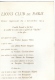 MENU AIR FRANCE  Paris-L’Institut De France Et Le Pont Des Arts  LIONS CLUB De PARIS  Decembre 1954 - Menu Kaarten