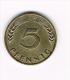 DUITSLAND 5 PFENNIG  1949 F - 5 Pfennig