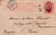 00817 Enteropostal De Calais A Paris 1894 - Sonstige & Ohne Zuordnung