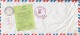 Hong Kong Airmail Registered Einschreiben CHEUNG SHA WAN 1981 Cover Brief 5 $ QEII. Custom Zoll Duane Label (2 Scans) - Covers & Documents