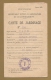 PAS COURANT - RATIONNEMENT - CARTE DE JARDINAGE ET TICKETS DE SEMENCES - LE VIGAN - WW2 - GUERRE 1939 1945 - Documents