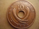 BRITISH EAST AFRICA USED TEN CENT COIN BRONZE Of 1936 (KN) - EDWARD. - British Colony