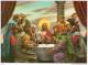 VINTAGE 3D STEREO LENTICULAR POSTCARD : THE LAST SUPPER - Stereoscope Cards