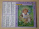 Calendrier ALMANACH DU FACTEUR PTT - 1993 - Enfants Chiens Chats - OLLER - Nord 59 - Très Bon état - Formato Piccolo : 1991-00