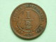 1883 - STRAITS SETTLEMENTS - 1/2 ( HALF ) CENT / KM 8 ( Uncleaned Coin / For Grade, Please See Photo ) !! - Colonies