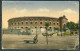 1925 Malta Valletta Spain Barcelona Bullring Plaza De Toros Arenas HMS Sandhurst Ship Mail Postcard - Malta