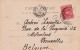 00983 Postal De Barcelona A Bruxelles Belgique 1909 - Cartas & Documentos