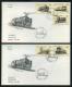 TURKEY 1988 FDC - Locomotive (Set), Michel #2814-18; ISFILA #3208-12; Scott #2405-09. - FDC