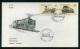 TURKEY 1988 FDC - Locomotive (Set), Michel #2814-18; ISFILA #3208-12; Scott #2405-09. - FDC