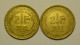 Monaco SET 2 Francs 1924 + 1926 HIGH GRADE - 1922-1949 Louis II