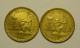 Monaco SET 2 Francs 1924 + 1926 HIGH GRADE - 1922-1949 Louis II