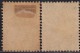 Kangaroo, Kangaroos, 2/- Shillings,  Watermark 15, 1924,  Australia Used, Map, 2 Diff., Shades - Oblitérés