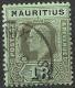 MAURITIUS - 1907 EDWARD VII 1r GREY-BLACK & CARMINE On BLUE FU (W/M CA)  SG 175 - Mauritius (...-1967)