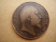 Great Britain 1907 EDWARD VII  ONE PENNY  USED POOR CONDITION. - Other & Unclassified