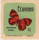 Lote EC69, Ecuador, 1970, Mariposas, Butterflies, 10 Valores, 10v - Ecuador