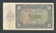 KROATIEN - CROATIA,  5000 Kuna 15.7. 1943 VF , WWII - NDH - USTASHA - Yougoslavie