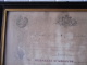 QUADRO MEDAGLIA D'ARGENTO DIPLOMA D'ONORE MINISTRO AGRICOLTURA COMMERCIO 1872 - Diploma's En Schoolrapporten