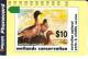 AUSTRALIA $10 DUCK BIRD BIRDS PAINTING STAMP ON CARD PRIVATE ISSUE AUS-124 SIMILAR TO NAURU MINT READ DESCRIPTION !! - Australia